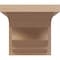Ekena Millwork 5"W x 5"D x 5"H Wide Sheridan Rough Cedar Woodgrain TimberThane Corbel, Primed Tan CORUR05X05X05SHERCPR - alternate 3